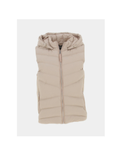 Doudoune sans manche eve beige femme - Tiffosi