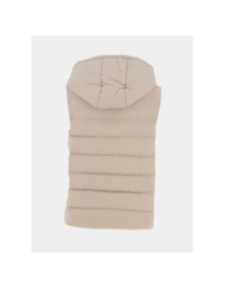 Doudoune sans manche eve beige femme - Tiffosi