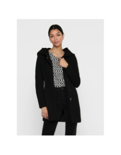 Manteau à capuche sedona light noir femme - Only