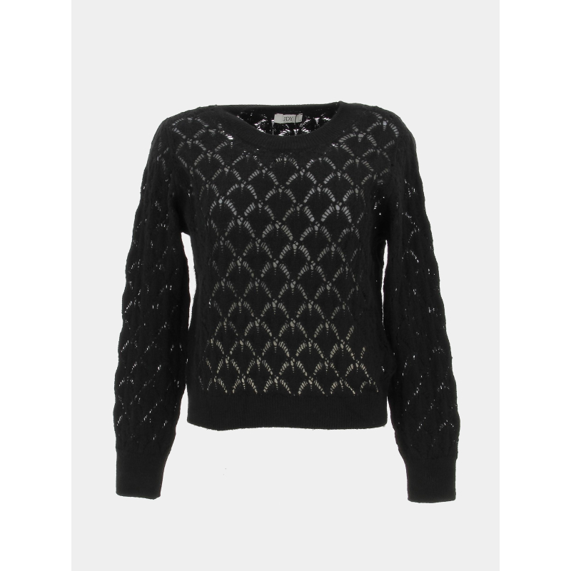 Pull ajouré letty structure noir femme - JDY