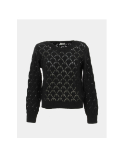 Pull ajouré letty structure noir femme - JDY