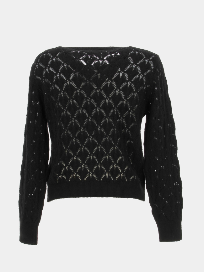 Pull ajouré letty structure noir femme - JDY