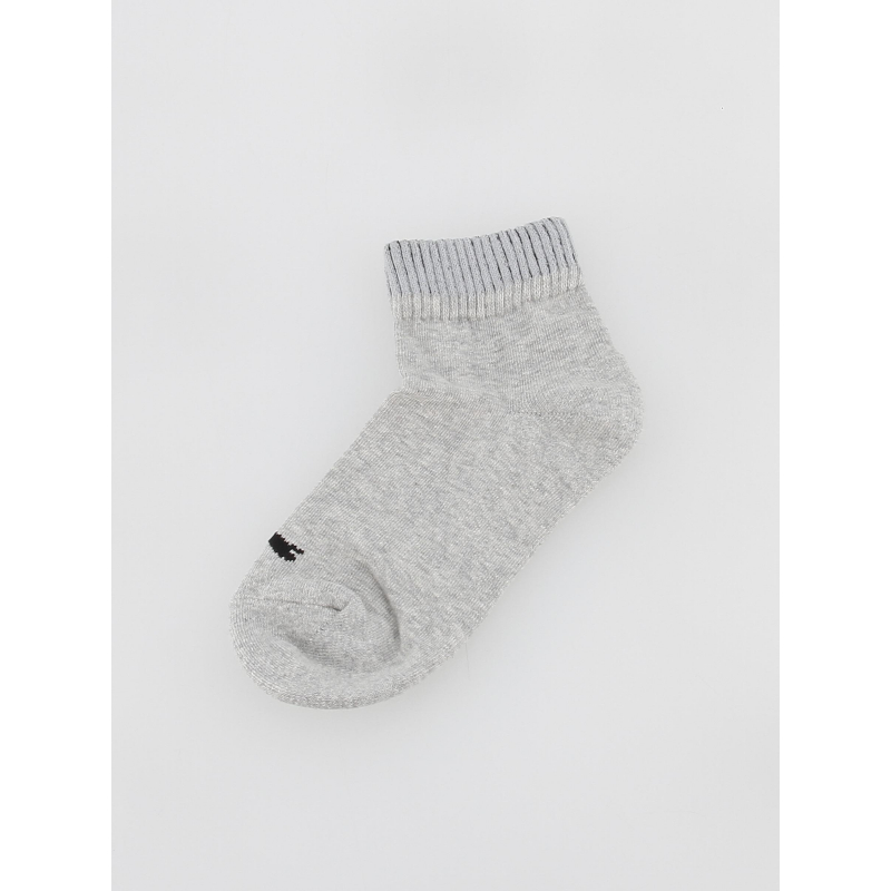 Pack 2 paires chaussettes heart logo blanc/gris femme - Puma