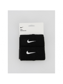 Bandeau sport en coton éponge extensible Nike Swoosh, noir