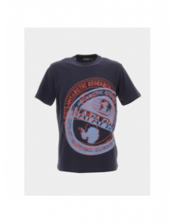 T-shirt argus bleu marine homme - Napapijri