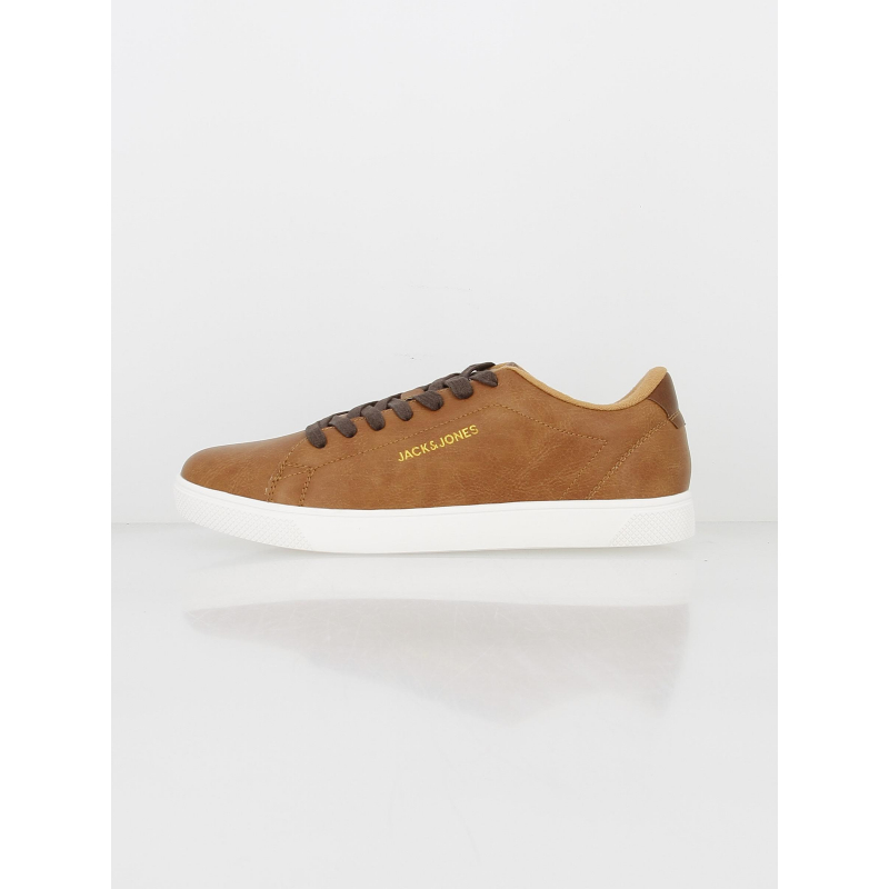 Baskets simili-cuir boss marron homme - Jack & Jones