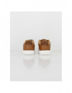 Baskets simili-cuir boss marron homme - Jack & Jones