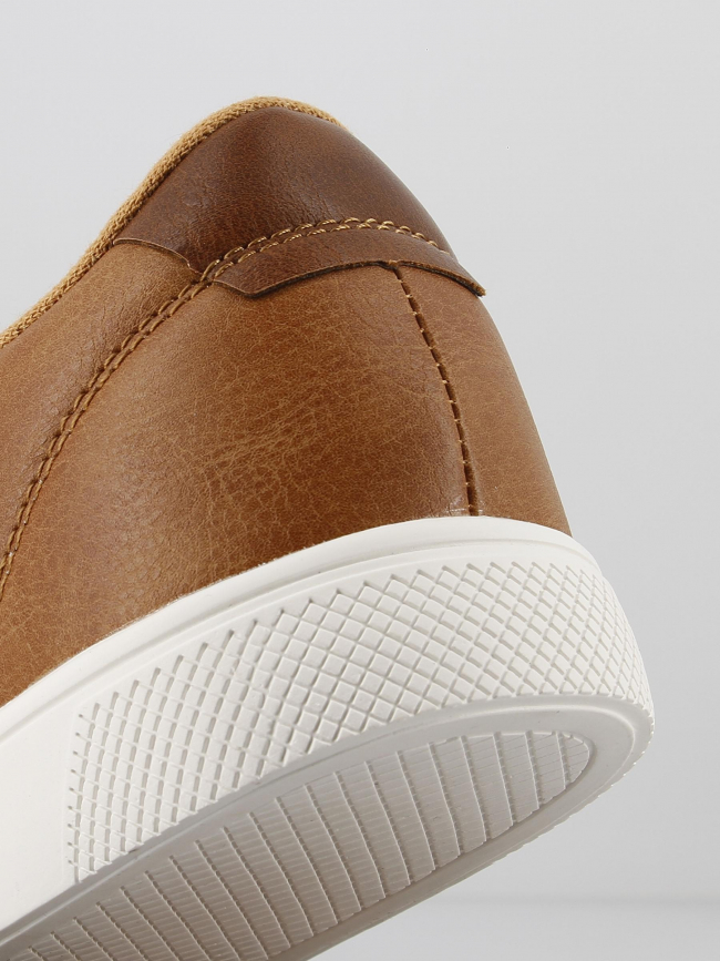 Baskets simili-cuir boss marron homme - Jack & Jones