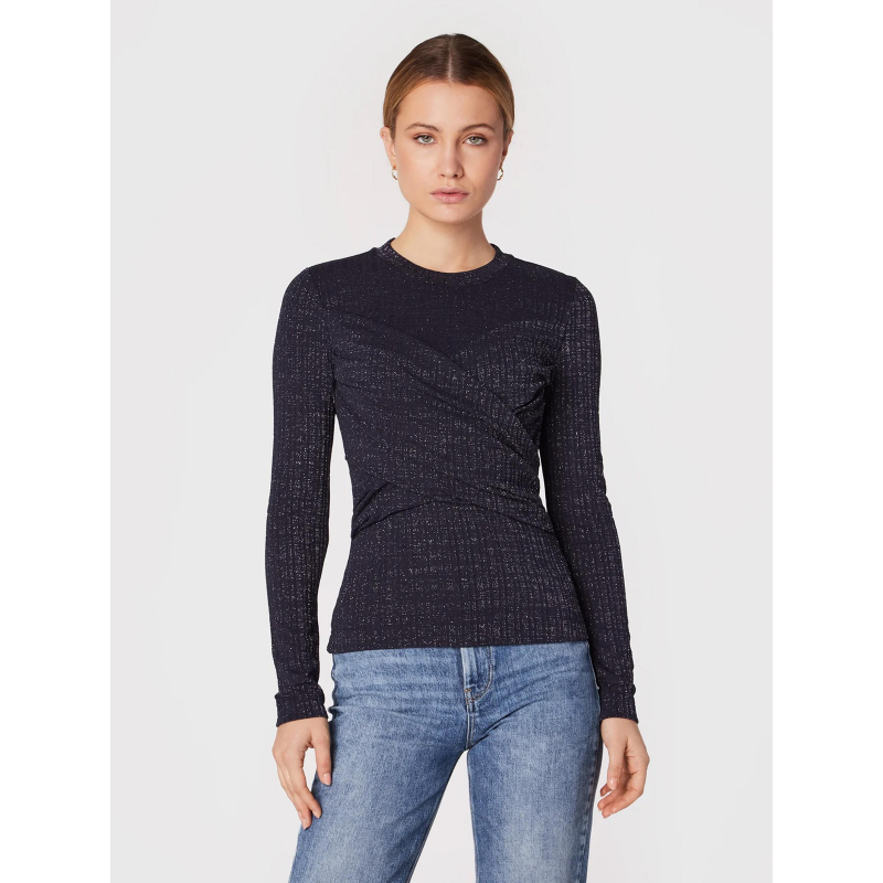 Pull kaeli paillette noir femme - Guess