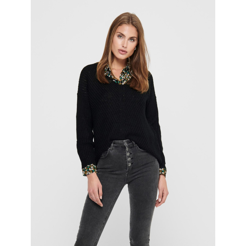 Pull en maille new megan noir femme -  JDY