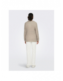 Pull en maille new megan beige femme - Jacqueline De Yong