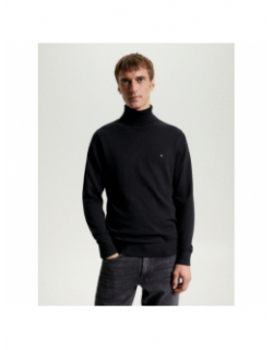 Pull col roulé pima noir homme - Tommy Hilfiger