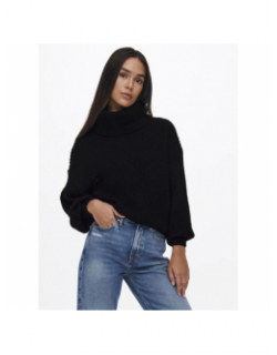 Pull col roulé jady justy noir femme - JDY