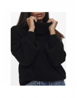 Pull col roulé jady justy noir femme - JDY