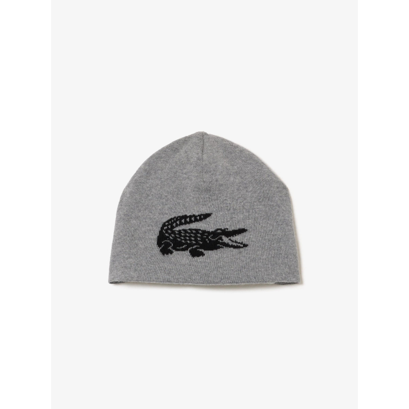 Bonne en laine core essentials gris - Lacoste