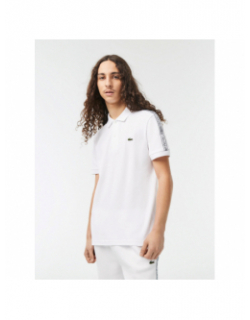 Polo core graphic blanc homme - Lacoste