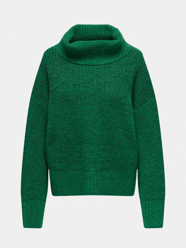 Pull col roulé alina life vert femme - JDY