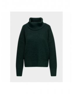 Pull col roulé alina life vert foncé femme - JDY