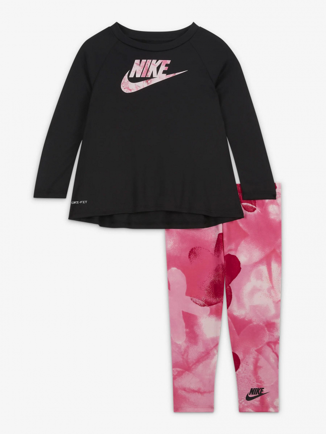 Nike - Ensemble legging sport rose fille