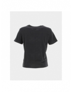 T-shirt regular script noir femme - Tommy Jeans