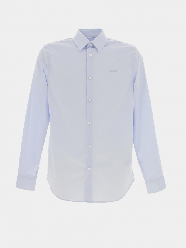 Chemise uni sunset bleu clair homme - Guess