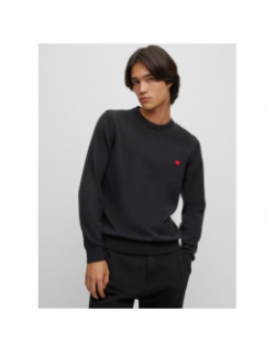 Pull fin san cassius noir homme - Hugo