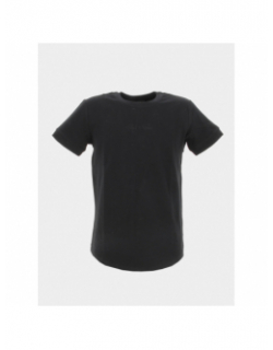 T-shirt uni logo brodé noir homme - Project X Paris