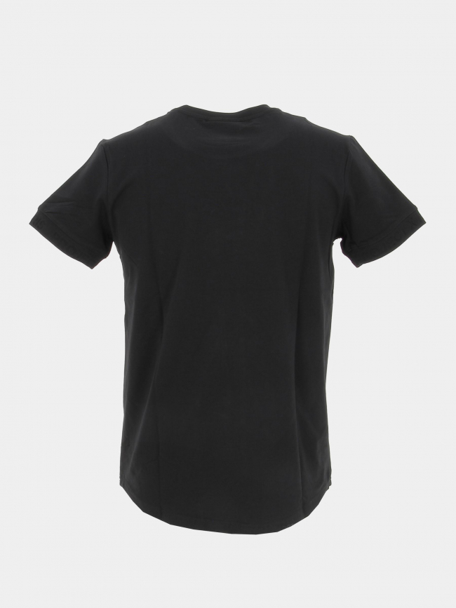 T-shirt uni logo brodé noir homme - Project X Paris