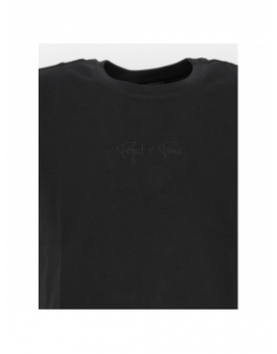 T-shirt uni logo brodé noir homme - Project X Paris