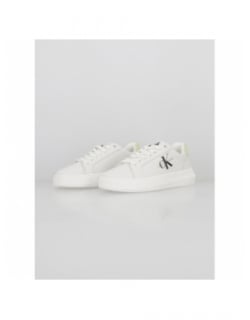 Baskets chunky cupsole vert blanc femme - Calvin Klein Jeans