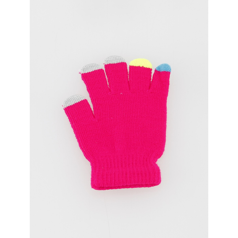 Gants tactile rose fille - Cairn