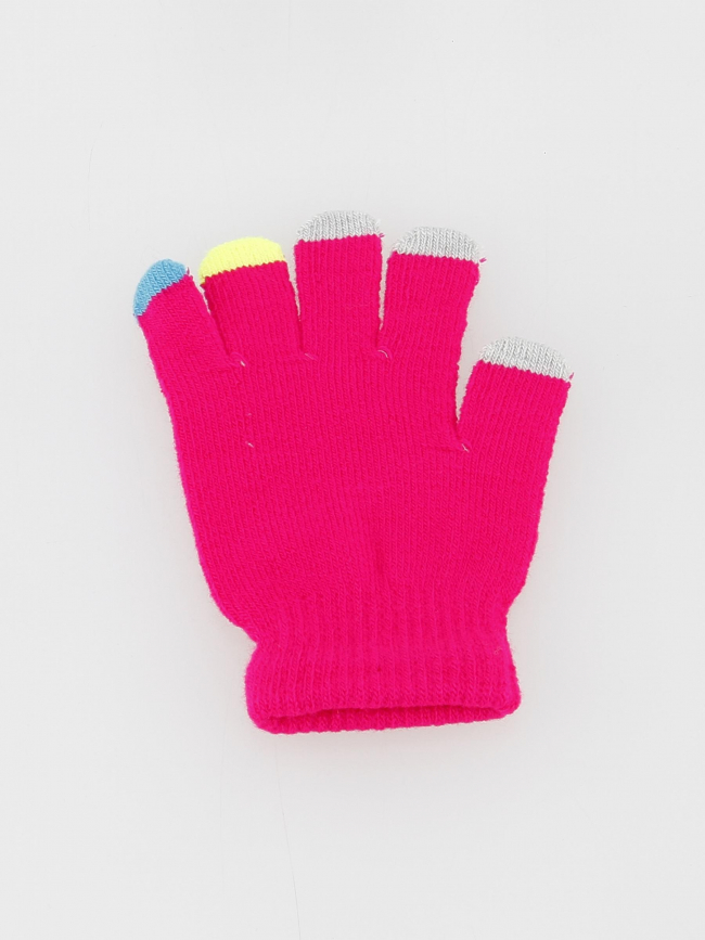 Gants tactile rose fille - Cairn