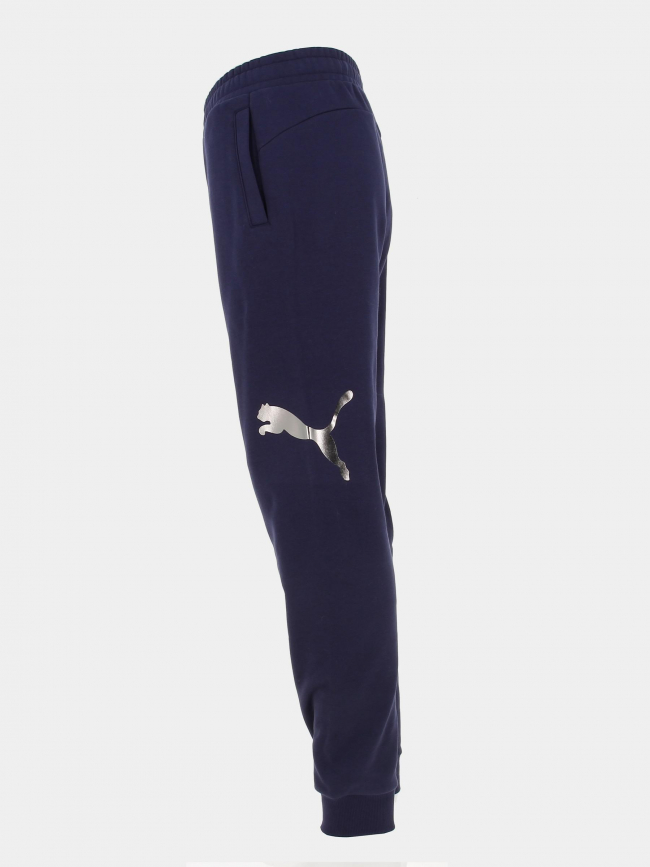 Puma Pantalons de Jogging Essentials Logo Homme Bleu