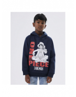 Sweat à capuche one piece noir enfant - Name It