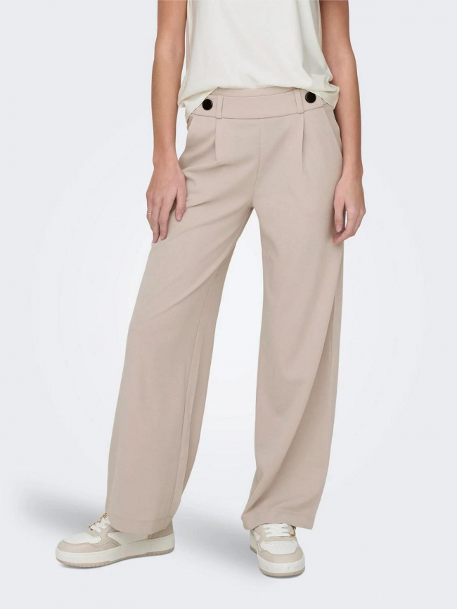 Pantalon large geggo beige femme - JDY