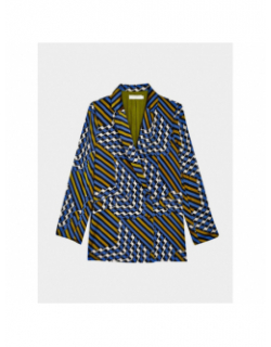 Veste blazer iliah bleu kaki femme - La Petite Etoile