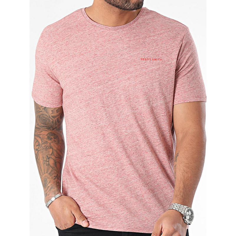 T-shirt nark chine rouge homme - Teddy Smith