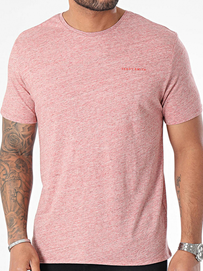 T-shirt nark chine rouge homme - Teddy Smith