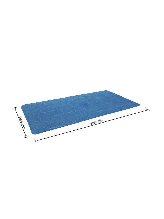 Bâche solaire de piscine rectangulaire 703 x 336 cm - 58228 - Bestway