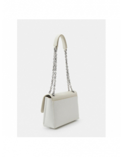 Sac à main re-lock bi-matière beige femme - Calvin Klein