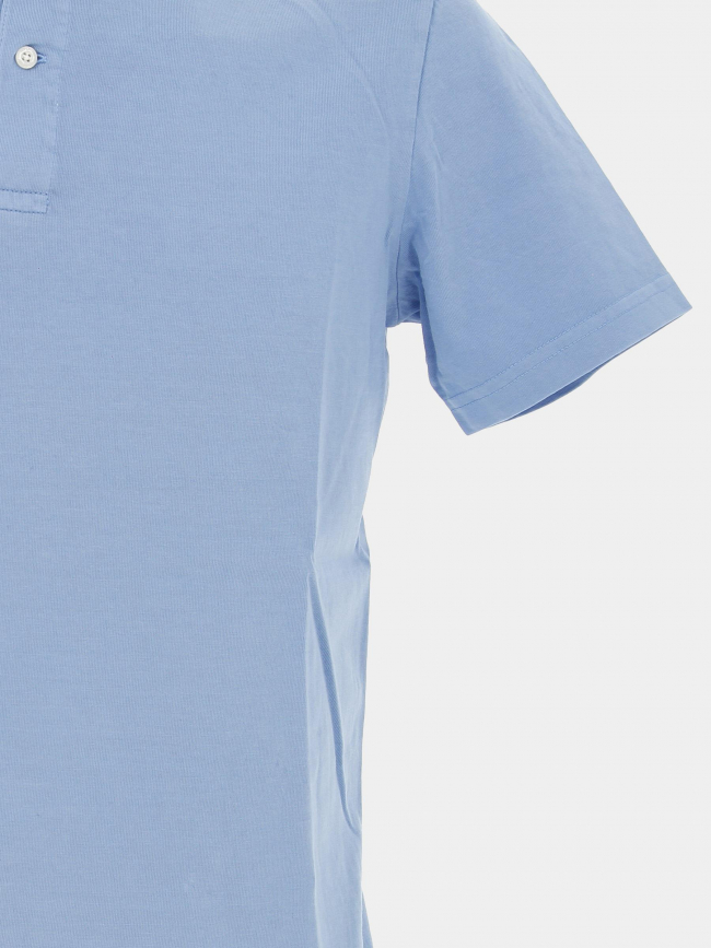 Polo uni jersey bleu homme - Superdry