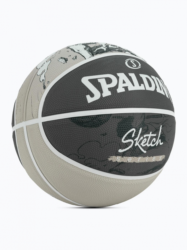 Ballon de basketball sketch jump 7 gris - Spalding