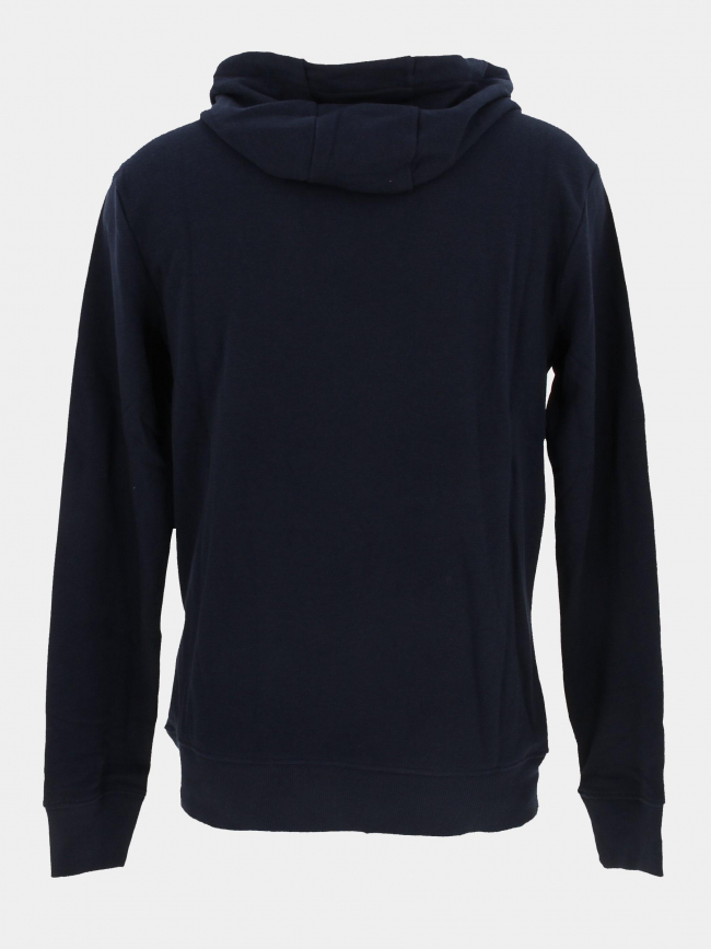 Sweat à capuche circle logo bleu marine homme - Quiksilver