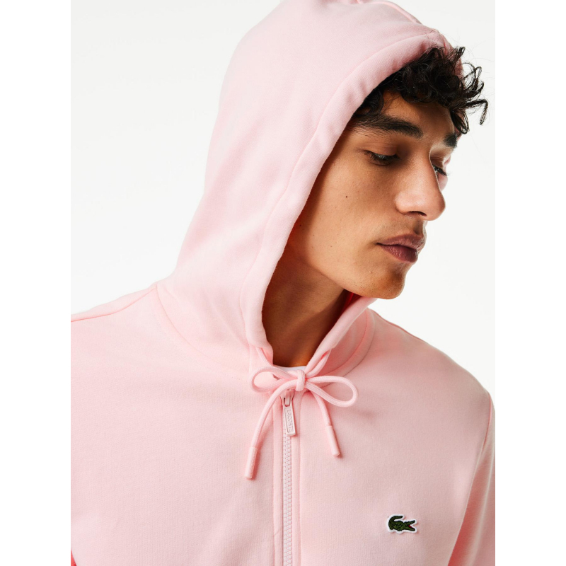 Pull lacoste homme shops rose