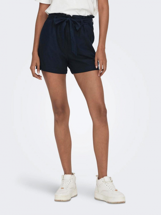 Short linen bleu marine femme - JDY