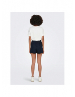 Short linen bleu marine femme - JDY