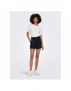 Short linen bleu marine femme - JDY