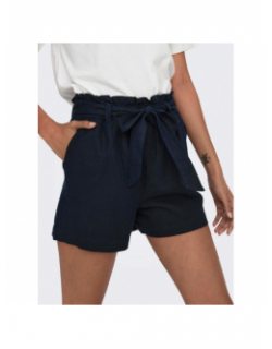 Short linen bleu marine femme - JDY