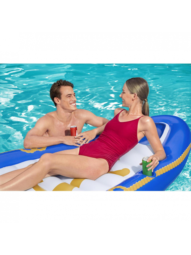 Matelas gonflable de piscine nautical paradise - Bestway