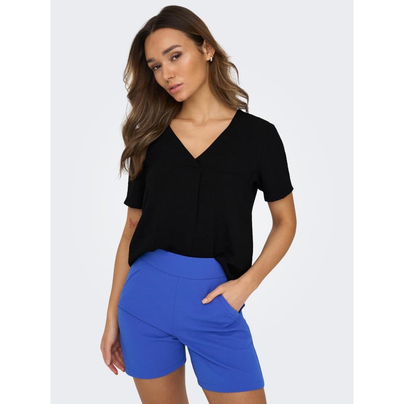 T-shirt fluide divya noir femme - JDY